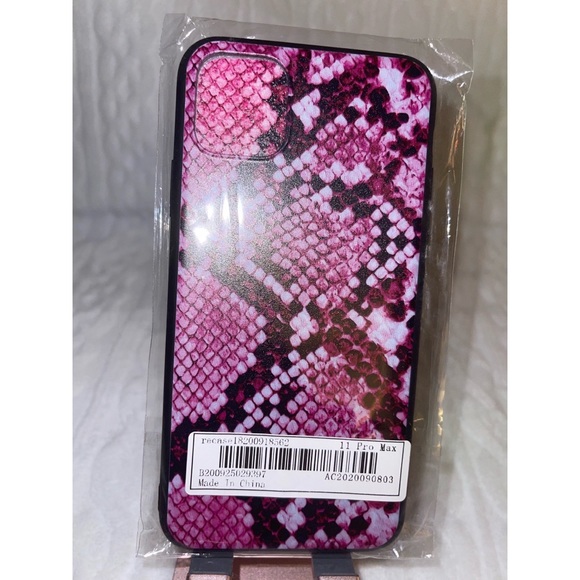 Pink Snakeskin Print iPhone 11 Pro Max Case 💖 - Picture 9 of 17